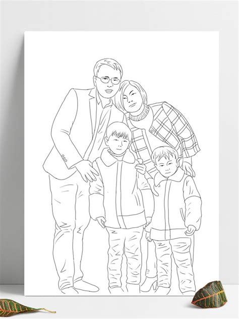 pamilyang nagmamahalan drawing